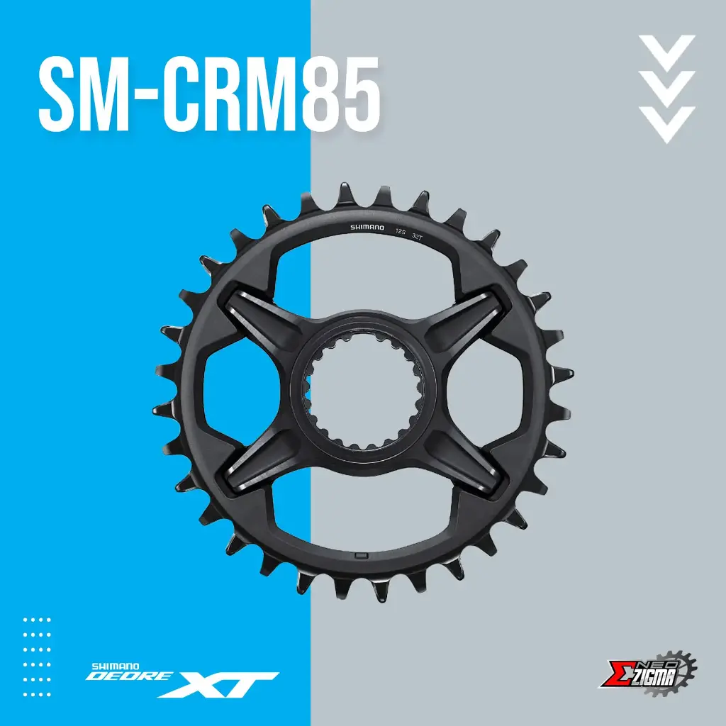 Chainring MTB SHIMANO XT SM-CRM85 For FC-M8100-1 32T Ind. Pack ISMCRM85A2