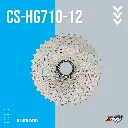 Cassette Sprocket Road SHIMANO 105 CS-HG710-12 12-Spd 11-36T Ind. Pack ICSHG71012136