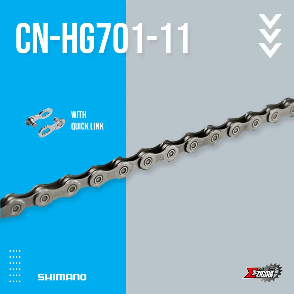 Chain MTB SHIMANO Deore CN-HG701-11 Road/MTB Compatible Ind. Pack