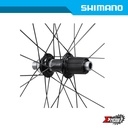 Wheel Set Road SHIMANO 105 WH-RS710-C46-TL 12mm E-thru For 11/12-Spd 100/142mm Ind. Pack EWHRS710C46LFERED