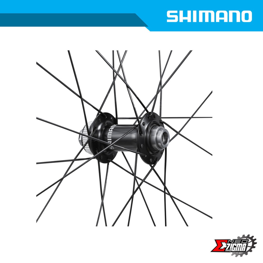 Wheel Set Road SHIMANO 105 WH-RS710-C46-TL 12mm E-thru For 11/12-Spd 100/142mm Ind. Pack EWHRS710C46LFERED