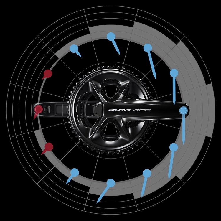 Chainwheel Road SHIMANO Dura-Ace FC-R9200-P 50x34x170mm 12-Spd w/ Power Meter w/o B.B. Parts Ind. Pack IFCR9200PCX04B