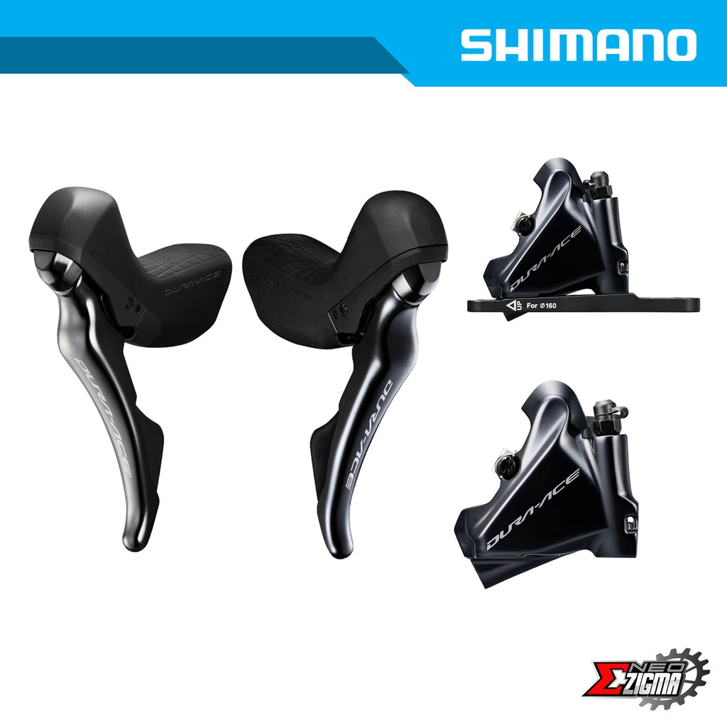 Disc Brake Assembly Road SHIMANO Dura-Ace BR/ST-R9170/R9120 11-Spd J-Kit Hydraulic F/R