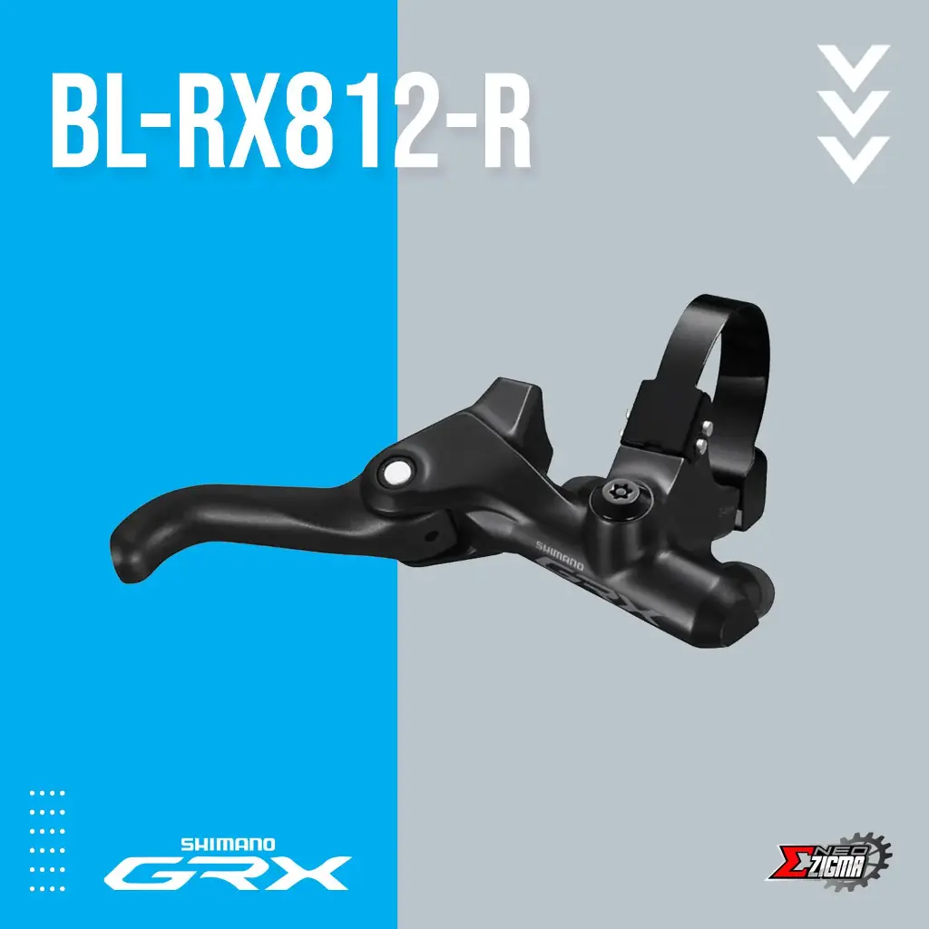 Brake Lever Gravel SHIMANO GRX BL-RX812 Hydraulic Sub Brake Lever Rear Ind. Pack IBLRX812R