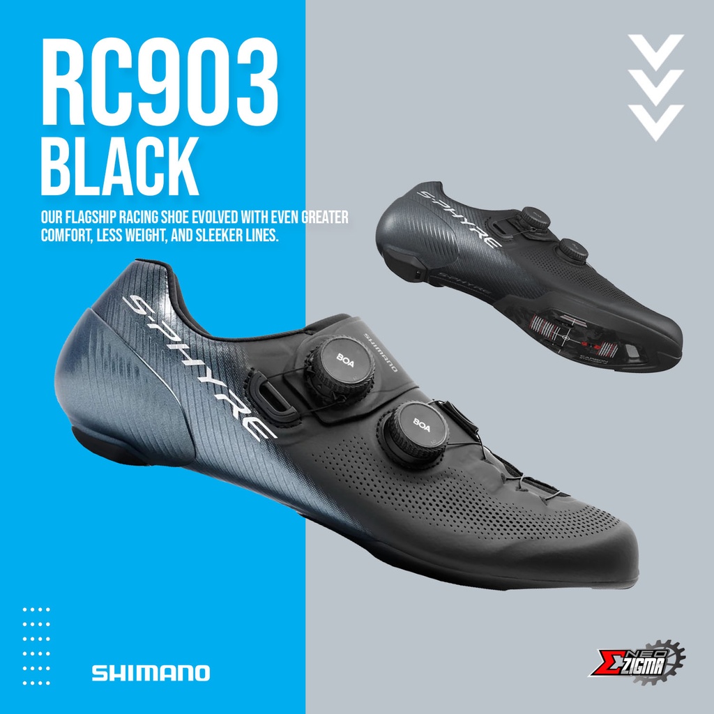 Shoes Road SHIMANO On-road/Road Competition/S-phyre RC903S Wide Men BOA Silver