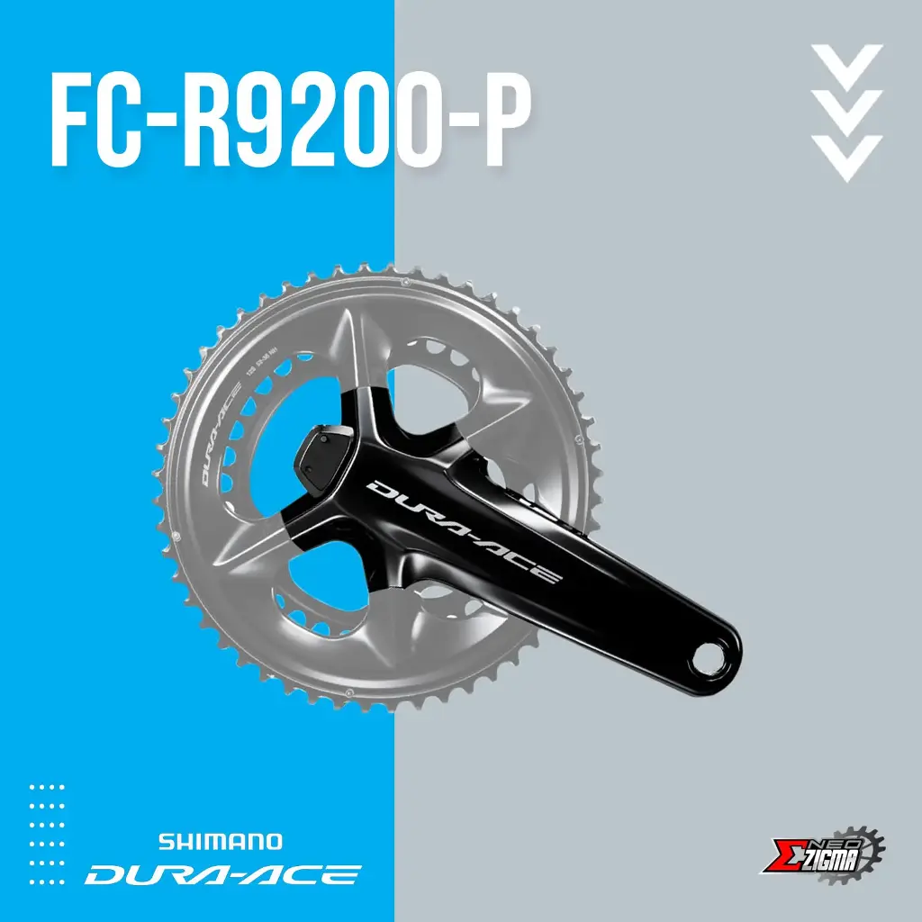 Crank Arm Road SHIMANO Dura-Ace FC-R9200-P w/ Power Meter w/o B.B. Parts L/R Ind. Pack