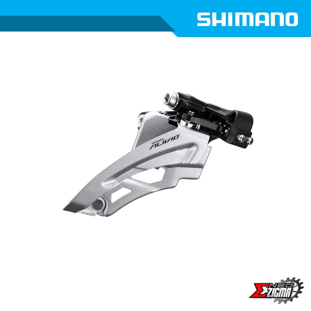 Front Derailleur MTB SHIMANO Alivio FD-M3100-M 3x9-Spd AFDM3100MM6 Side Swing Front-Pull 34.9mm