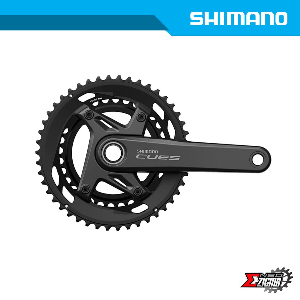 Chainwheel Road/Gravel SHIMANO CUES FC-U6040-2 w/o BB Parts Ind. Pack
