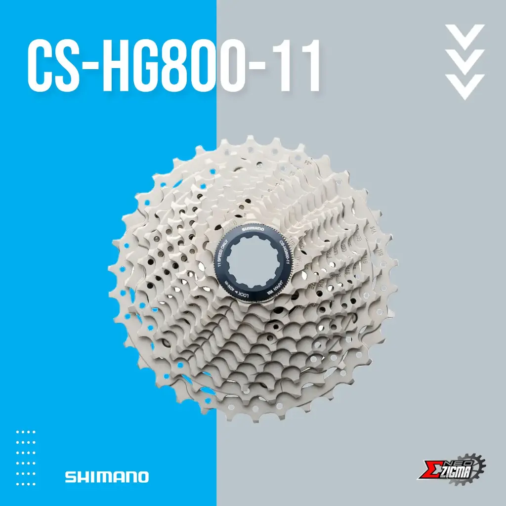 Cassette Sprocket Road SHIMANO Ultegra CS-HG800 11-Spd 11-34T Ind. Pack ICSHG8001111134