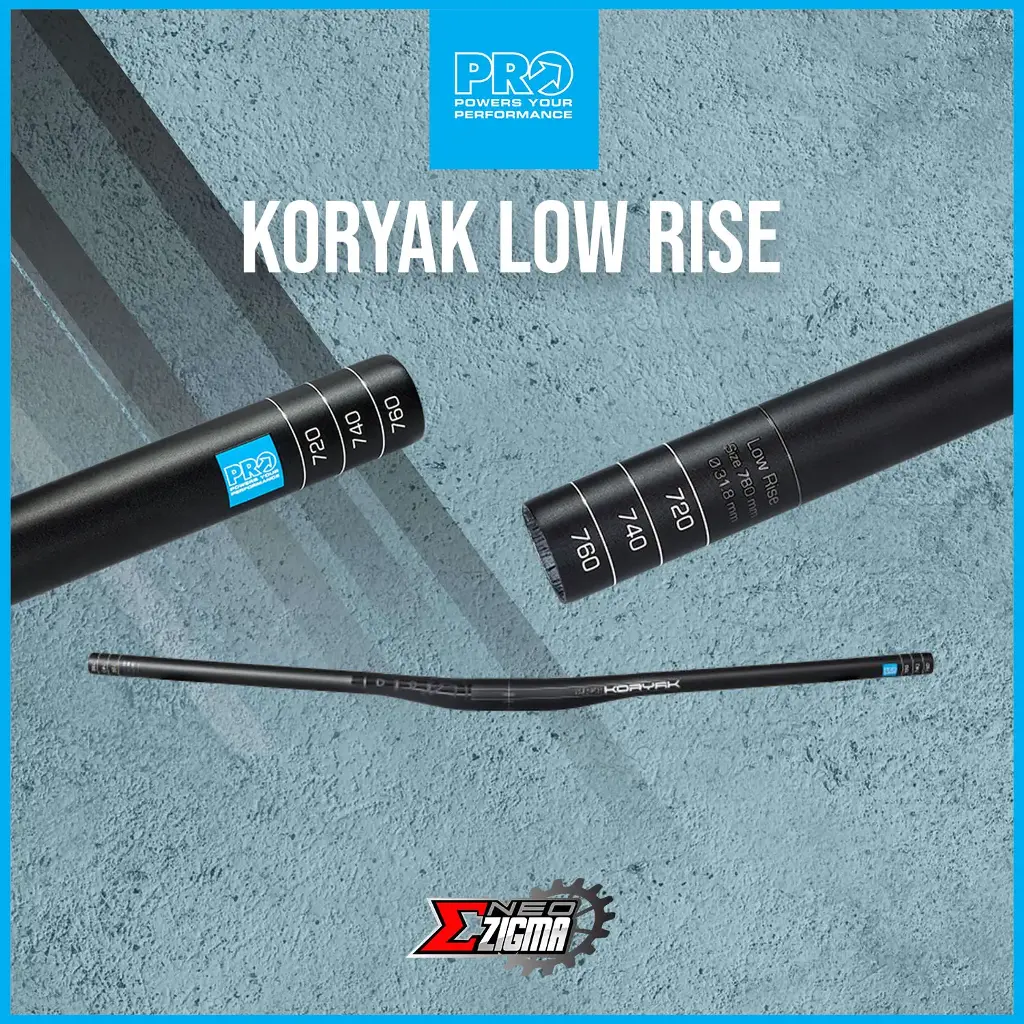 Handle Bar MTB PRO Koryak 31.8x780mm Low Rise 8mm Riser PRHA0456