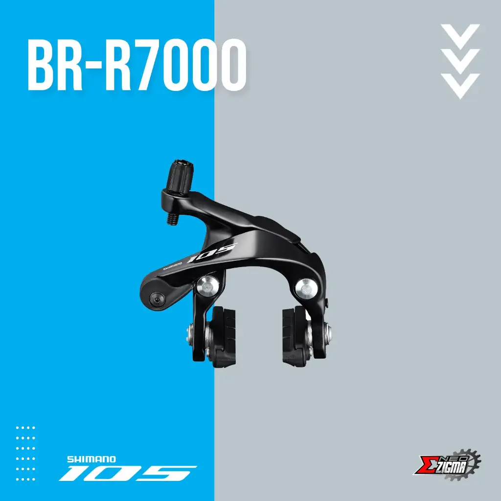 Caliper Brake Road SHIMANO 105 BR-R7000 IBRR7000AR82AL Rear Ind. Pack