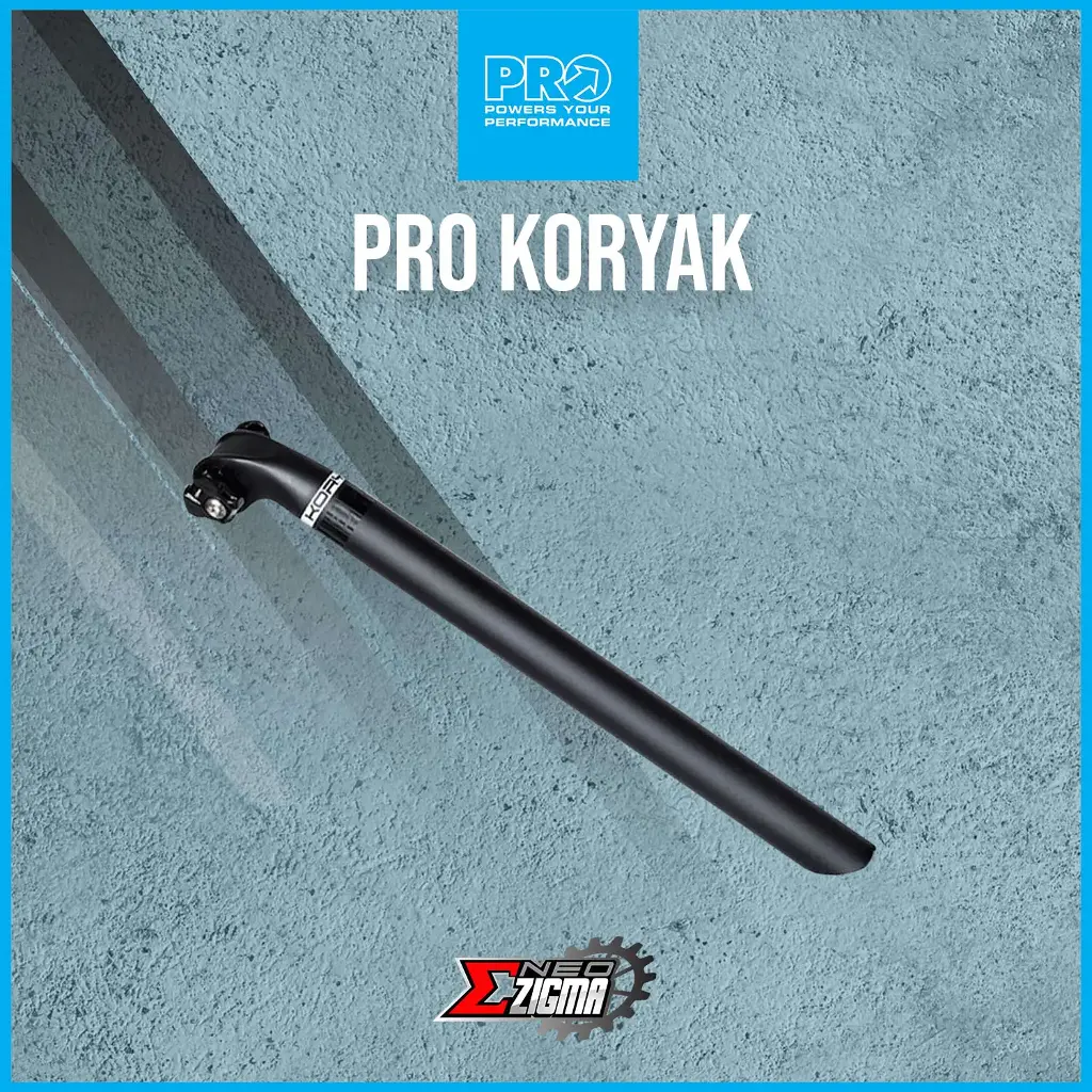 Seat Post PRO Koryak 27.2x400mm 20mm Offset 1 Bolt Clamp System PRSP0135