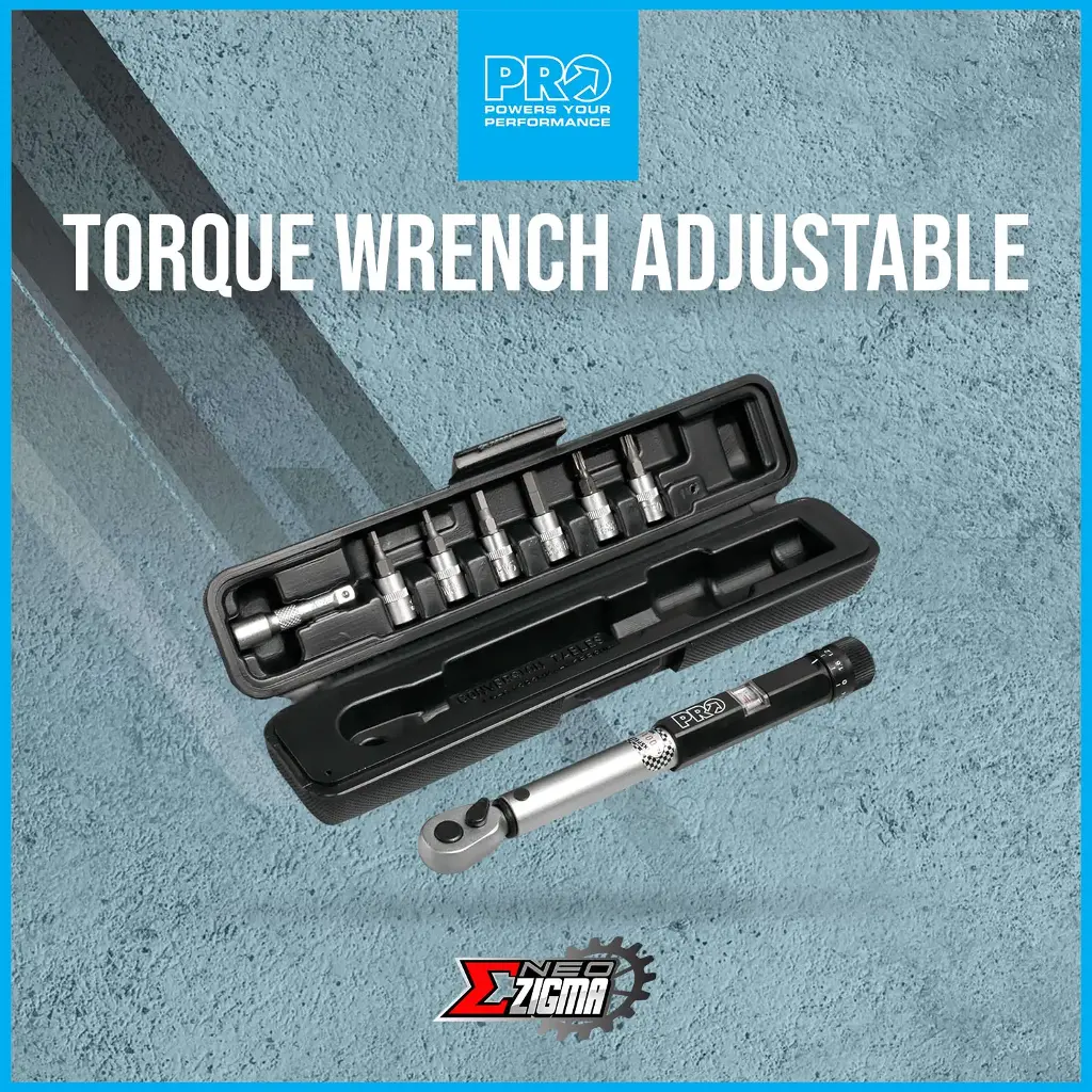Tools Torque Wrench Adjustable PRO 3-15Nm PR100340 w/ Guage