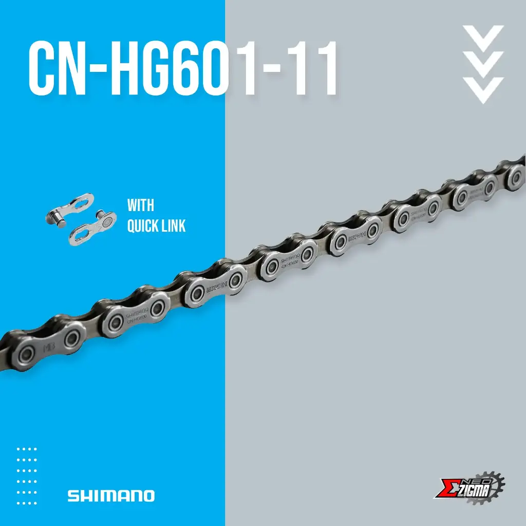 Chain MTB SHIMANO Deore CN-HG601-11 Road/MTB Compatible Ind. Pack