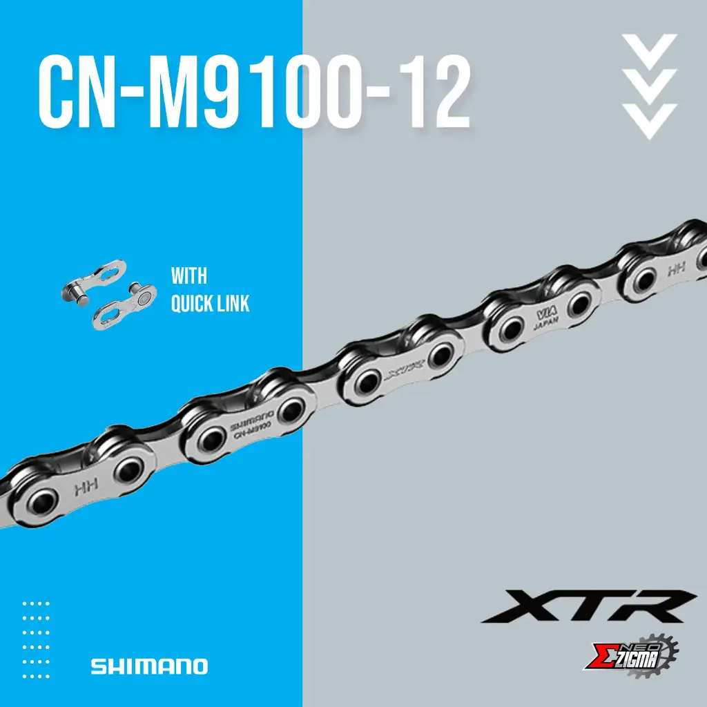 Chain MTB SHIMANO XTR CN-M9100 w/ Quick Link Ind. Pack