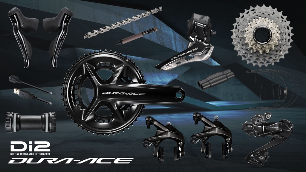 Group Set Road SHIMANO Dura-Ace Di2 R9200/R9250 2x12-Spd Rim