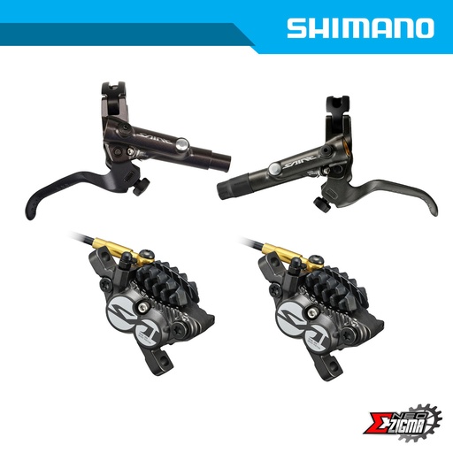 [DBSH067F/R] Disc Brake Assembly MTB SHIMANO Saint BR/BL-M820 4-Piston J-Kit Hydraulic F/R