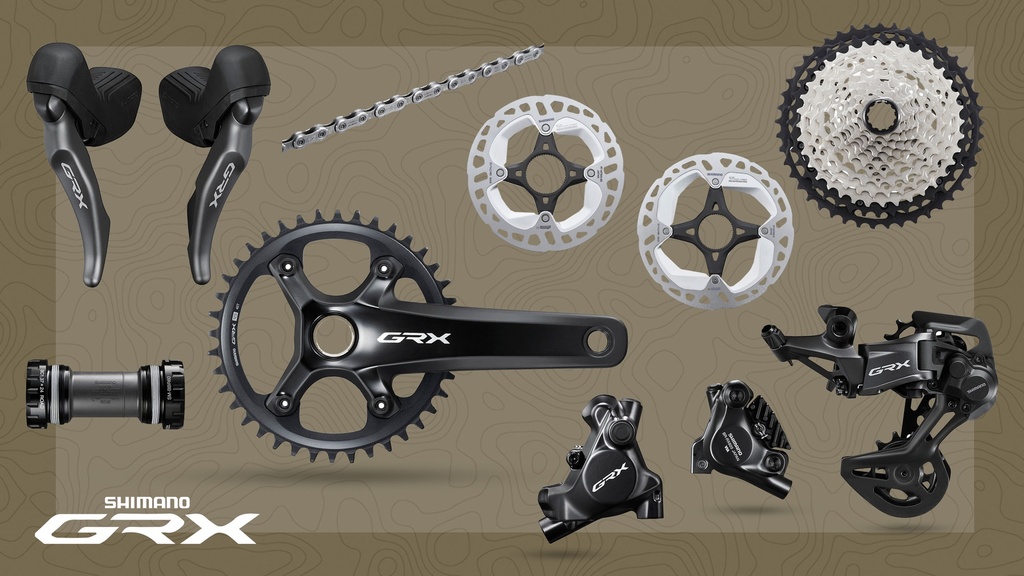 Group Set Gravel SHIMANO GRX RX822 1x12-Spd Hydraulic | Neo