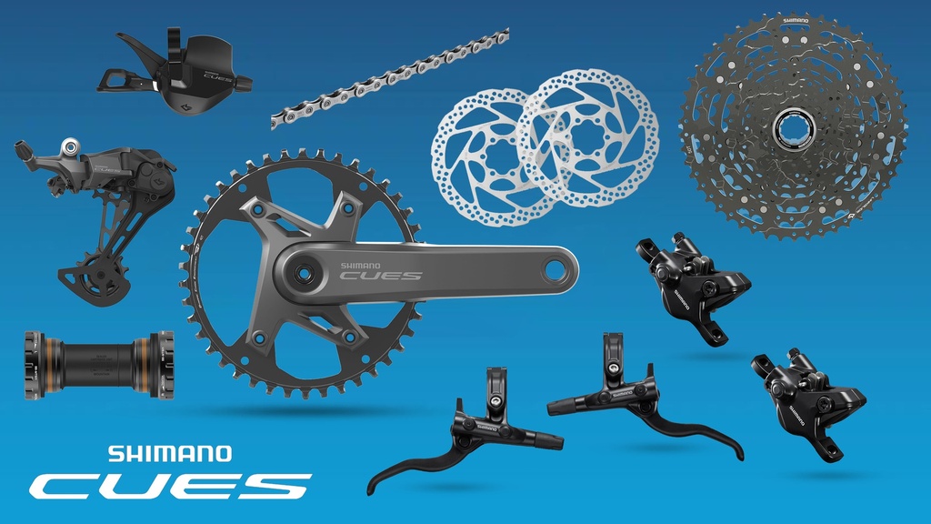 Group Set MTB SHIMANO CUES U6000 1x11 Spd Hydraulic Neo Zigma