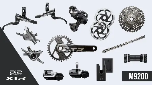 Group Set MTB SHIMANO XTR Di2 M9200 51T 1x12-Spd Hydraulic, Full Wireless, Full Group