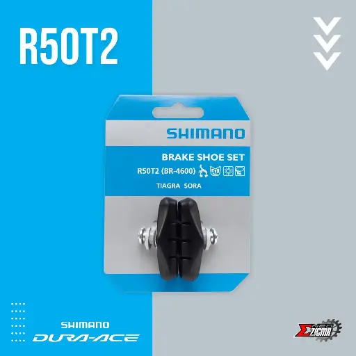 [BSSH104I] Brake Shoe Road SHIMANO Dura-Ace R55C1 Cartridge Type (2 Pairs) Ind. Pack Y8FA98132