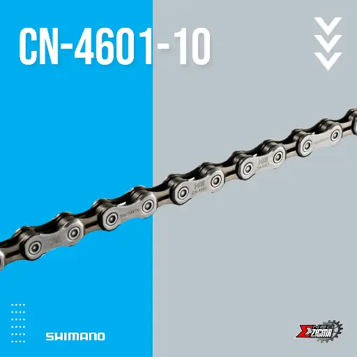 [CNSH123E] Chain Road SHIMANO Tiagra CN-4601 116L 10-Spd Tiagra Ind. Pack ECN4601116
