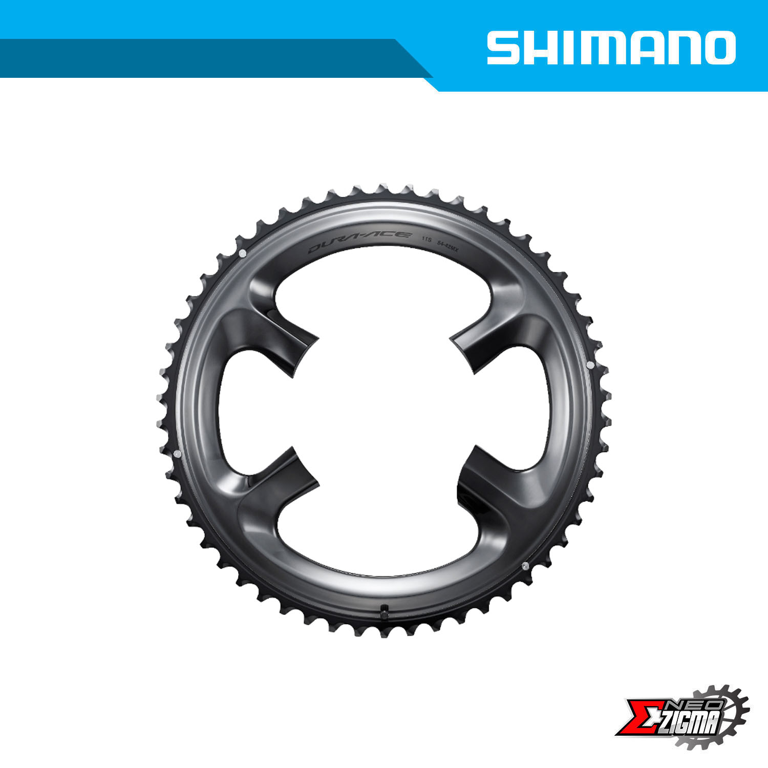 Chainring Road SHIMANO Dura-Ace FC-R9100 54T Ind. Pack | Neo Chainring Road SHIMANO Dura-Ace FC-R9100 54T Ind. Pack | Neo