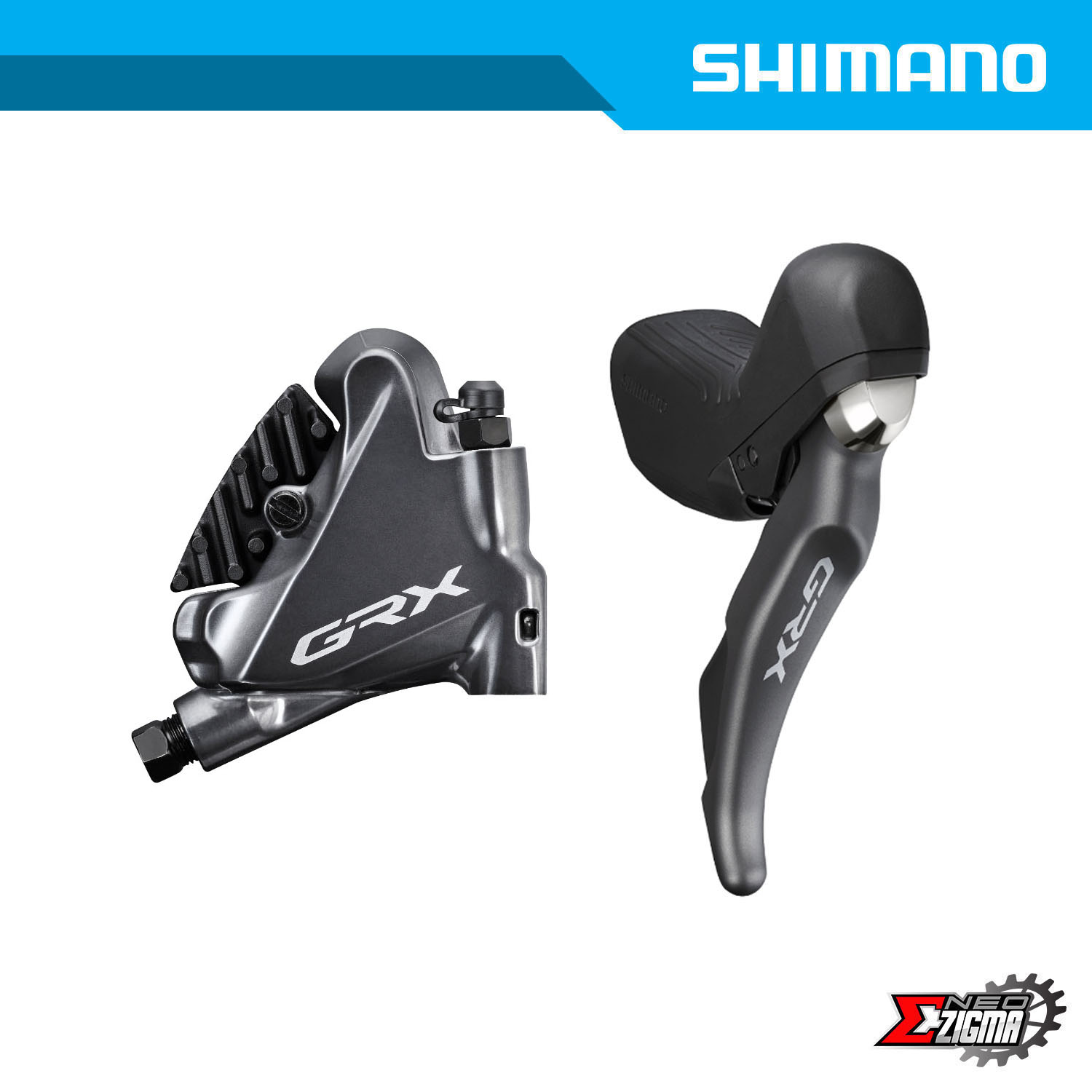 パーツ Shimano Saint Brake Front & Rear, Rotor Shimano Saint BR-M820 4-Piston Disc Brake Set, front & rear