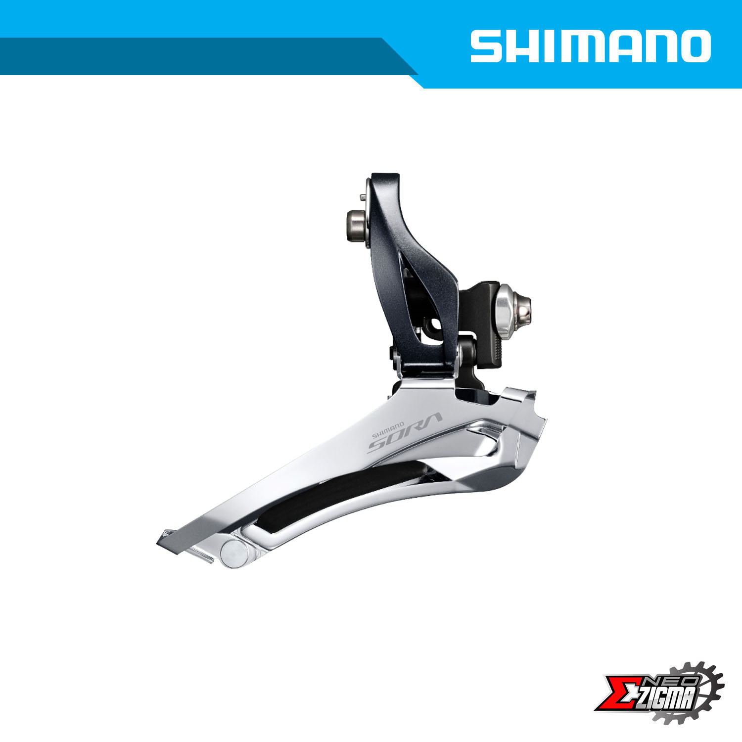 Front Derailleur Road SHIMANO Sora FD R3000 9 Spd Brazed On Ind. Pack EFDR3000F