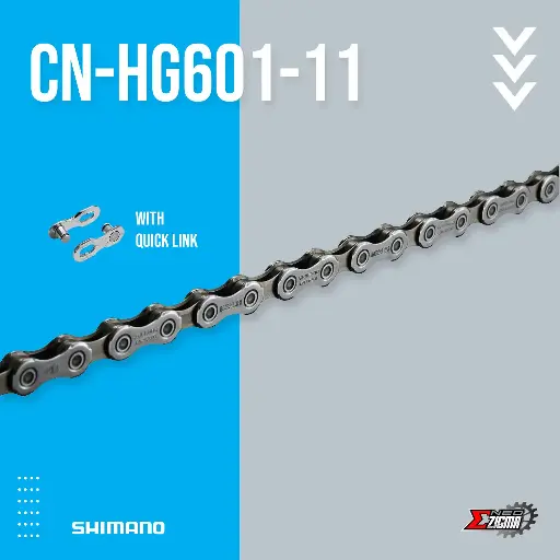 Chain MTB SHIMANO Deore CN-HG601-11 Road/MTB Compatible Ind. Pack