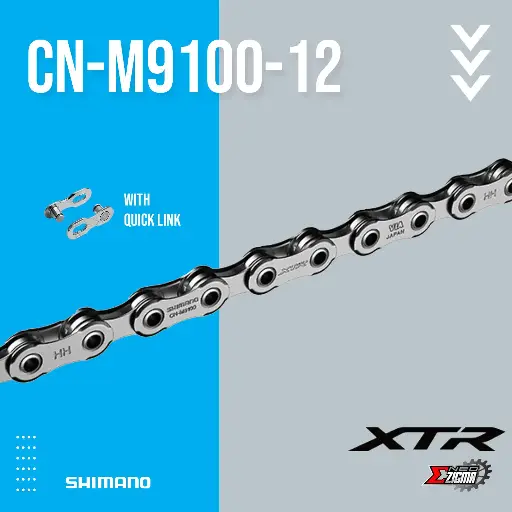 Chain MTB SHIMANO XTR CN-M9100 w/ Quick Link Ind. Pack