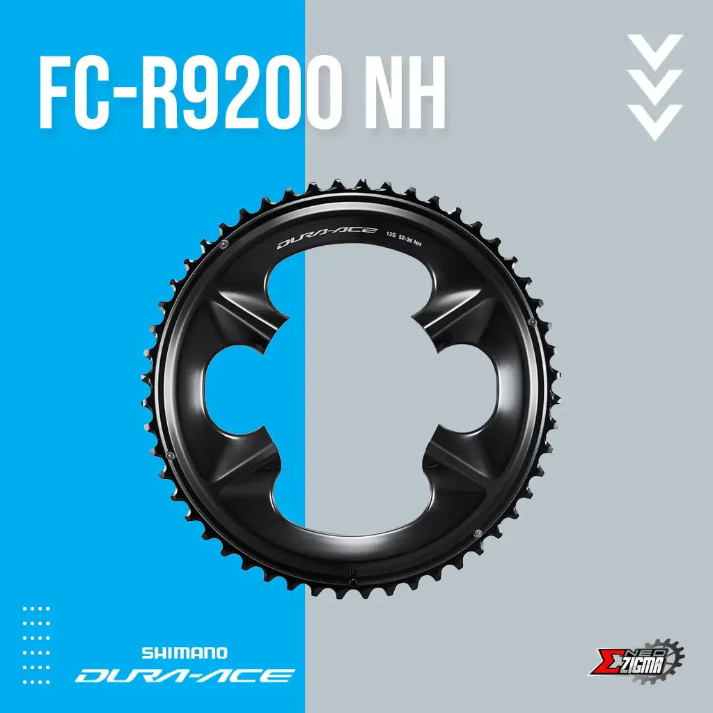 パーツ SHIMANO DURA-ACE FC-R9200 52T Shimano Dura Ace FC-R9200/FC-R9200-P 9200 12Speed Road