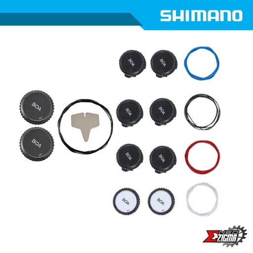 BOA Kit SHIMANO L6C, 1 Dial For SH-MW701 BLACK/ME501/RC701/XC701  Right