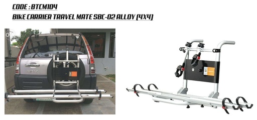 [BCTM104] Bike Carrier TRAVEL MATE SBC-02 Alloy (4x4)